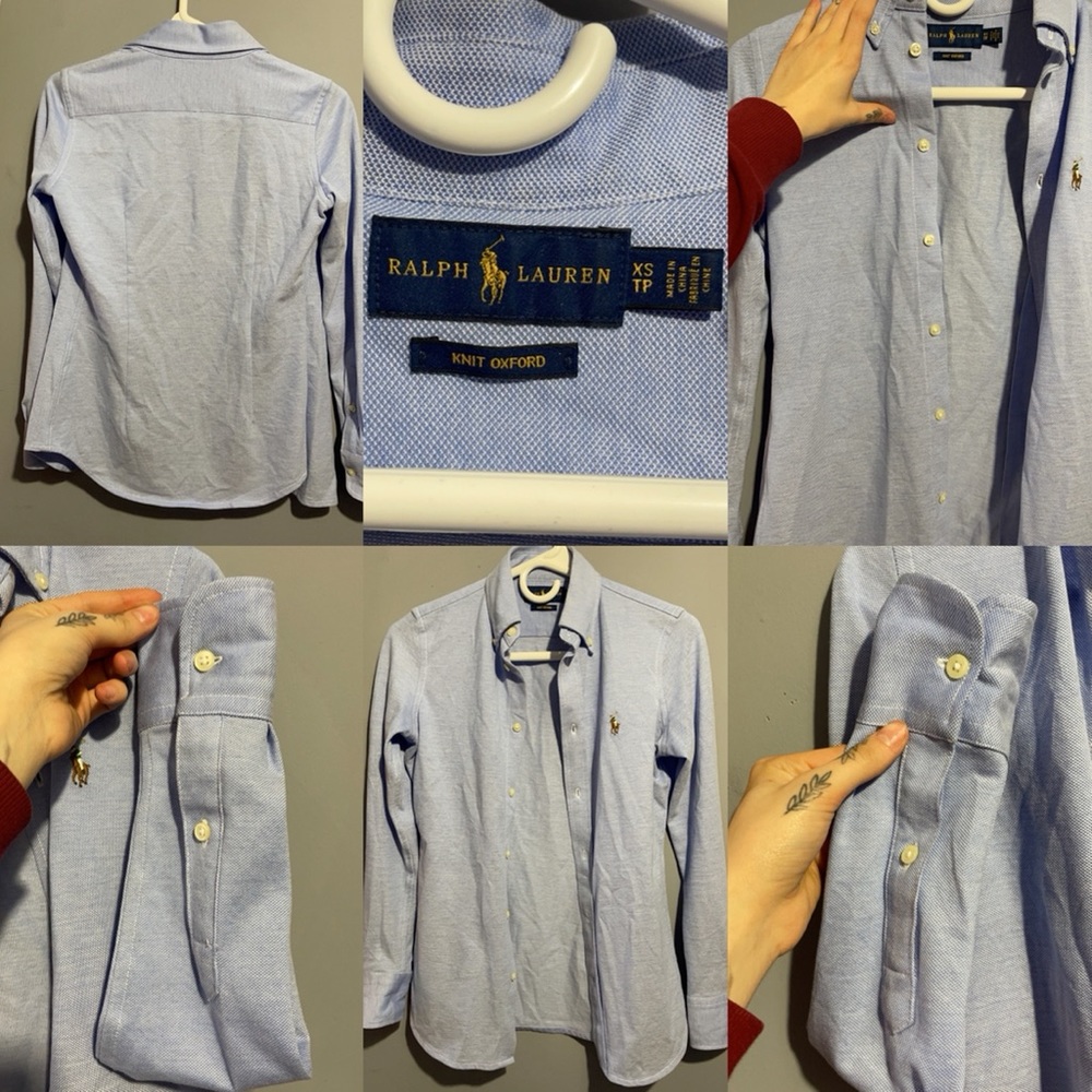 Polo Ralph Lauren, button down Oxford, size XS, worn once.